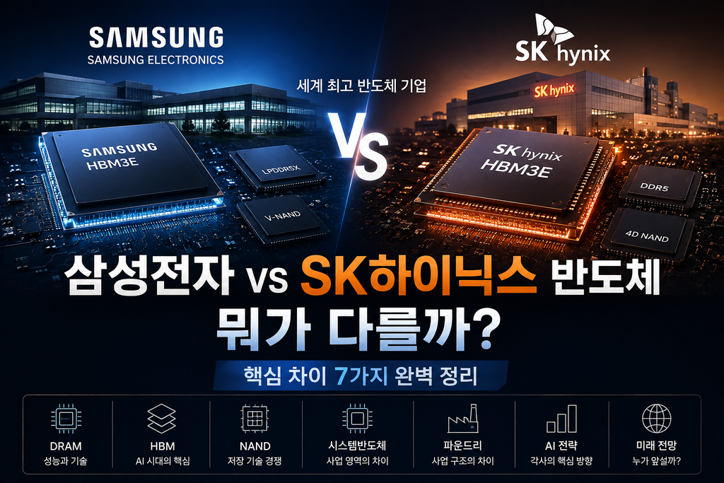 삼성전자 vs SK하이닉스 반도체

