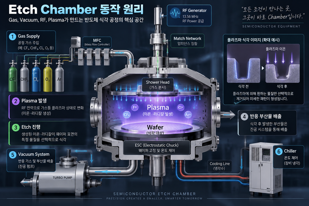 Etch Chamber 동작 원리