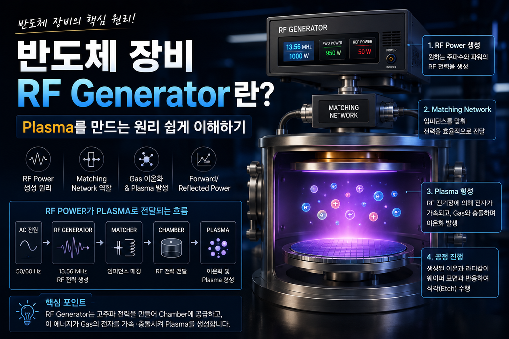 반도체 장비 RF Generator
반도체 Plasma