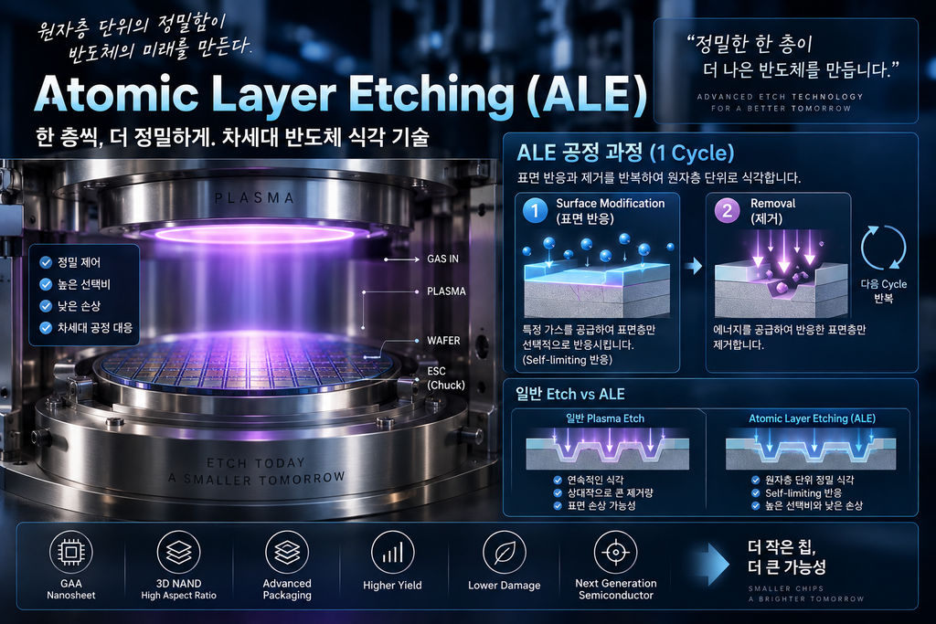 Atomic Layer Etching ALE 차세대 반도체 식각 기술